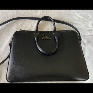 Kate Spade laptop bag black. Excellent condition.